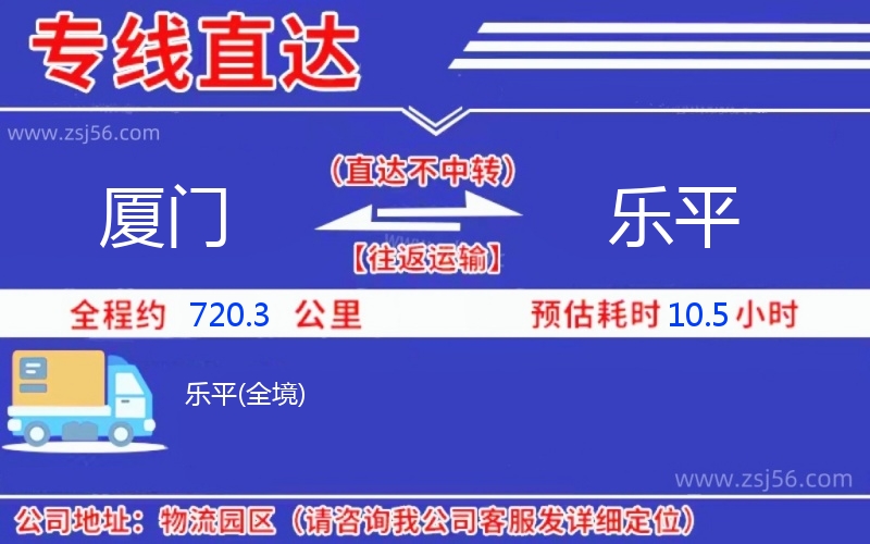 廈門(mén)到樂(lè)平物流公司 廈門(mén)到樂(lè)平物流公司
